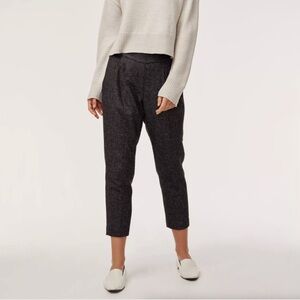 Babaton Cohen wool cropped pants.